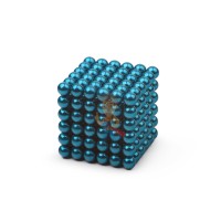 Forceberg Cube - куб из магнитных шариков 5 мм, оливковый, 216 элементов - Forceberg Cube - куб из магнитных шариков 5 мм, бирюзовый, 216 элементов