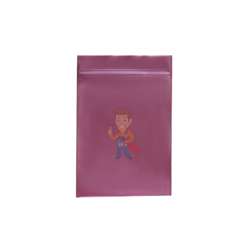 Упаковочные цветные зип пакеты Forceberg HOME & DIY с замком zip-lock 6х7 см, бордовый, 50 шт - фото 3