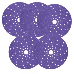 Круг абразивный c мультипылеотводом Purple+, 180+, Cubitron Hookit 737U, 150 мм