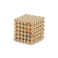 Forceberg Cube - куб из магнитных шариков 5 мм, оливковый, 216 элементов - Forceberg Cube - куб из магнитных шариков 5 мм, золотой, 216 элементов