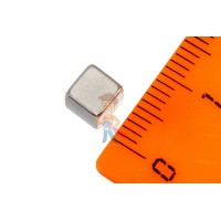 Неодимовый магнит прямоугольник 30х30х10 мм - Неодимовый магнит прямоугольник 5х5х5 мм, жемчужный