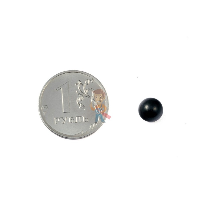 Неодимовый магнит шар 7 мм, черный - фото 2