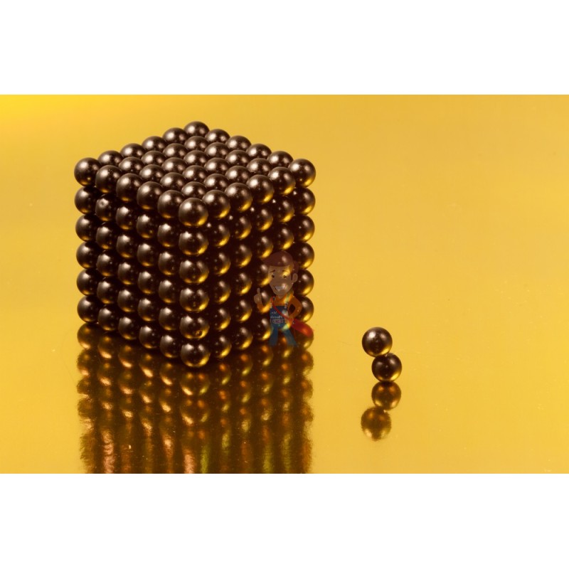 Неодимовый магнит шар 7 мм, черный - фото 4
