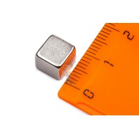 Неодимовый магнит диск 20х1.5 мм - Неодимовый магнит прямоугольник 8х8х8 мм