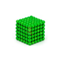Forceberg TetraCube - куб из магнитных кубиков 5 мм, стальной, 216 элементов  - Forceberg Cube - куб из магнитных шариков 5 мм, светящийся в темноте, 216 элементов
