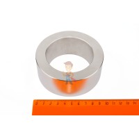 Неодимовый магнит диск 6х1 мм - Неодимовый магнит кольцо 100х70х40 мм
