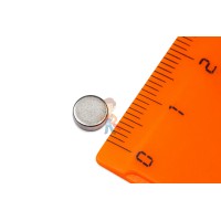 Неодимовый магнит прямоугольник 25х7,4х2,4 мм, N50M - Неодимовый магнит диск 6х2 мм