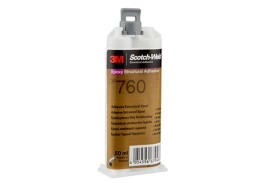 Клей эпоксидный двухкомпонентный DP760, белый, 50 мл