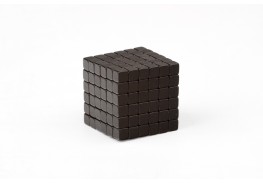 Forceberg TetraCube - куб из магнитных кубиков 4 мм, черный, 216 элементов 