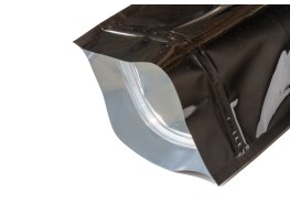 Упаковочные зип пакеты дой пак Forceberg HOME&DIY с замком zip-lock 22х30 см, черный, 4 шт