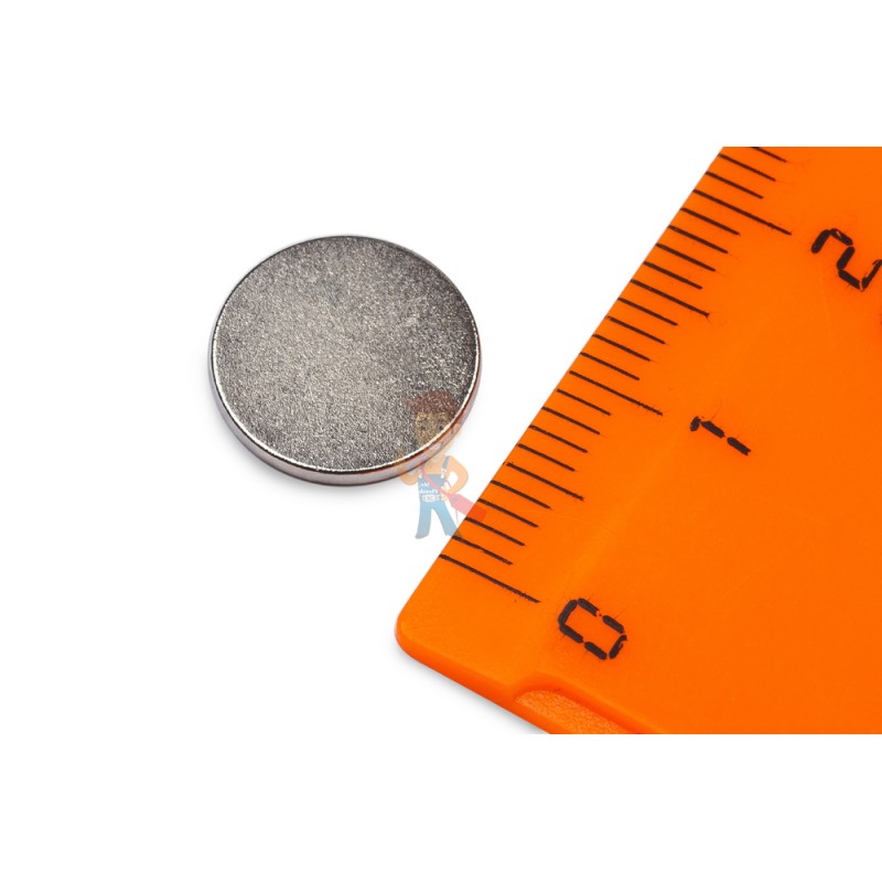 Неодимовый магнит диск 12х1.5 мм, 50 шт, Forceberg - фото 3