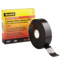 ПВХ изолента универсальная, черная, 19 мм x 20 м - Изолента самослипающаяся резиновая Scotch® 130C, 25 мм х 9,1 м